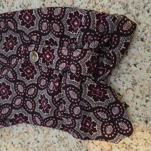 Westport Plus Size 3X Paisley Top V-Neck Geometric Pattern Flare Swing Hem - Picture 13 of 13